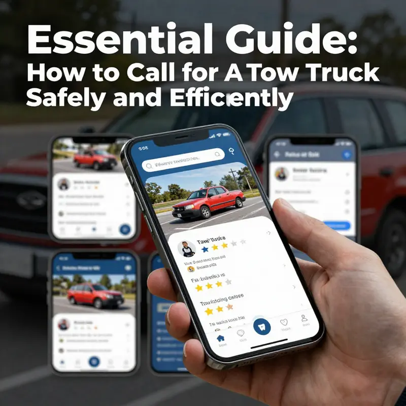 Prioritizing safety while calling for roadside assistance.