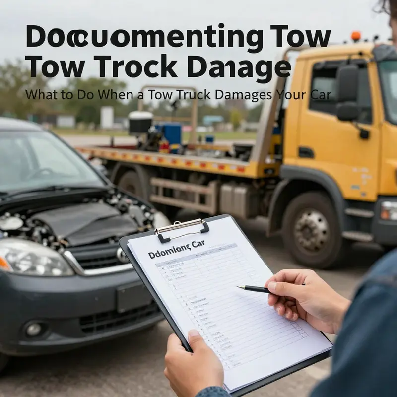 Understanding the legal liabilities of towing companies during transport.