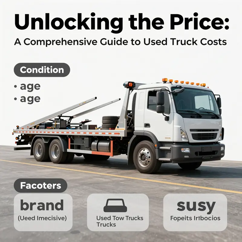 A variety of used tow trucks available in the market, reflecting the current pricing trends.