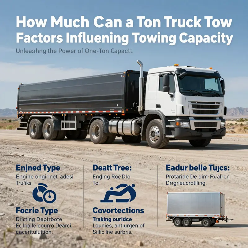 Visualizing the difference between payload and towing capacity in a one-ton truck.