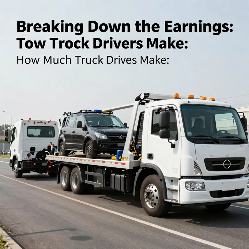 A visual representation of tow truck driver salaries across various regions.