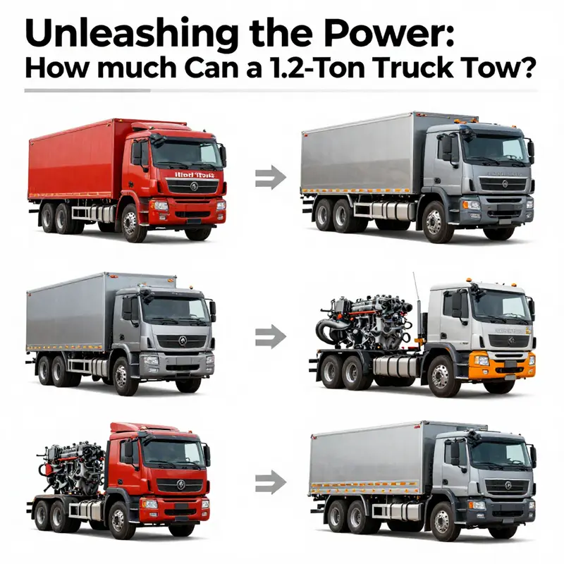 Engine configurations and drivetrain setups significantly influence the towing capacity of 1.2-ton trucks.