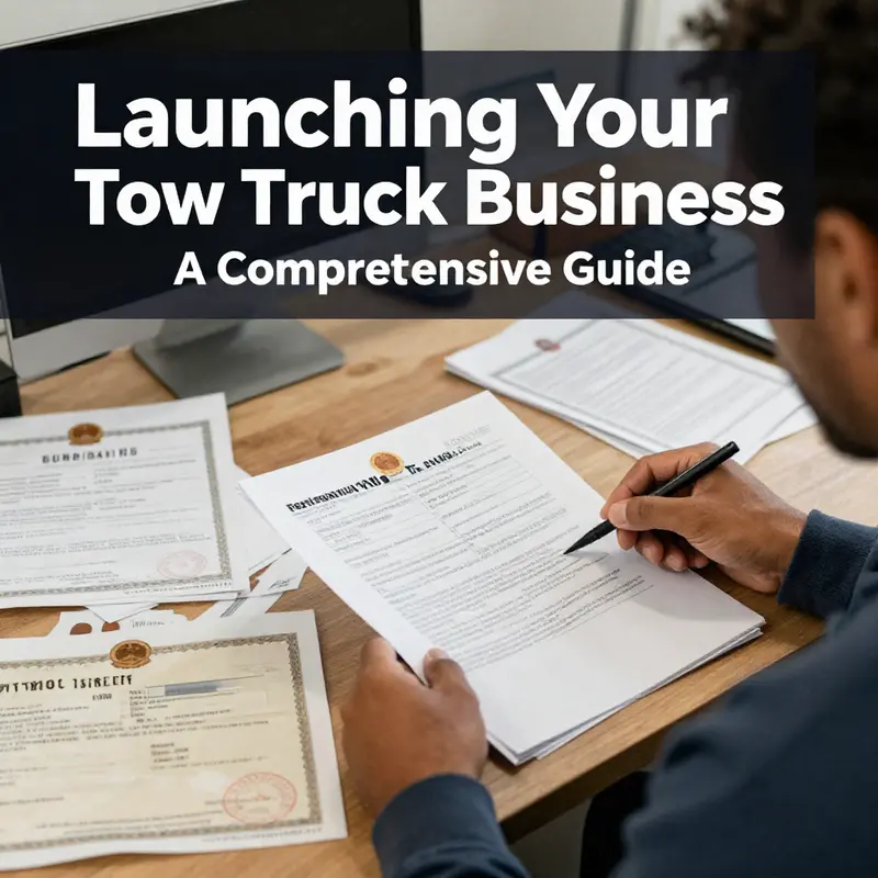 An entrepreneur conducting market research for a tow truck business.