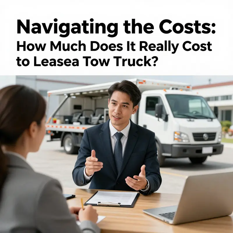 A comparison of various tow truck types and their corresponding daily rental rates.