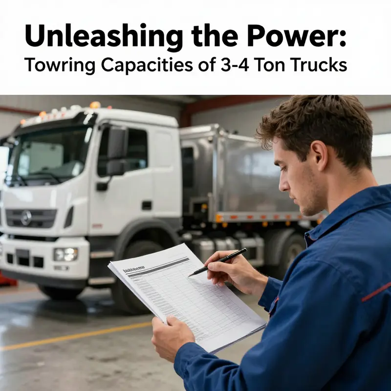 An overview of typical towing capacities for popular 3-4 ton truck models.