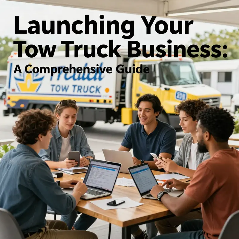 An entrepreneur conducting market research for a tow truck business.