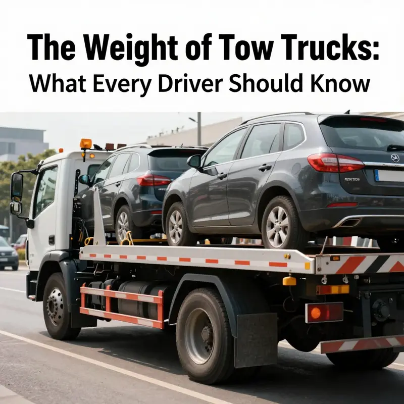 A light-duty tow truck in action, ideal for routine towing and recovery.