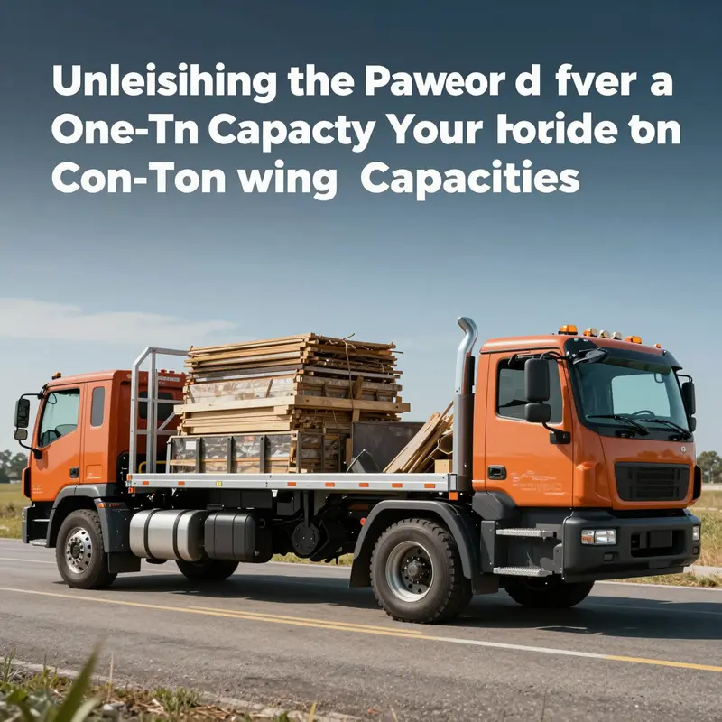 Visualizing the difference between payload and towing capacity in a one-ton truck.