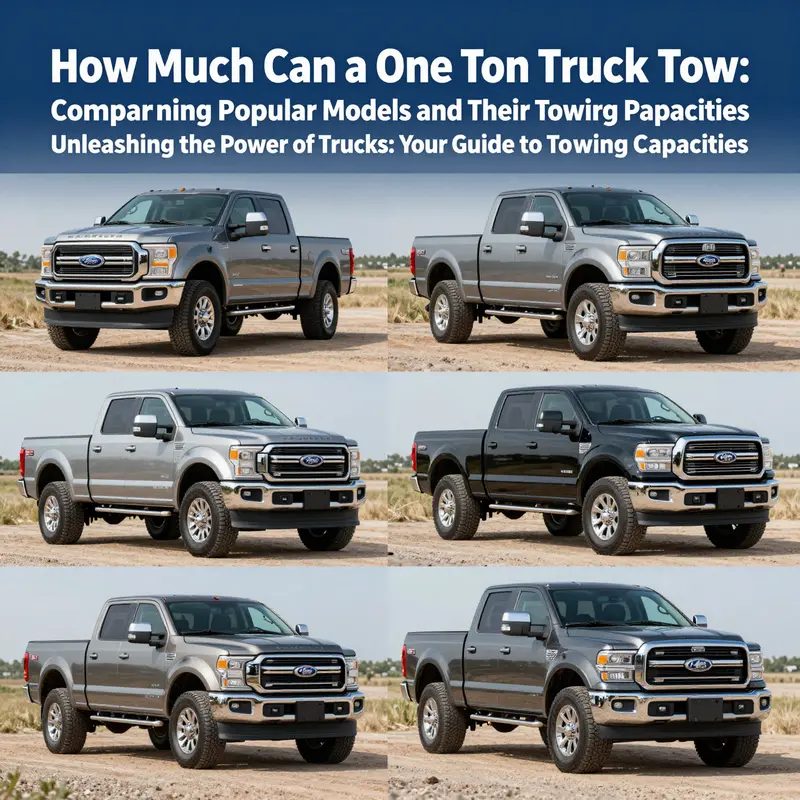 Visualizing the difference between payload and towing capacity in a one-ton truck.