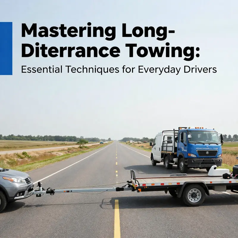 A detailed pre-trip check ensures all towing equipment and vehicles are ready for long-distance travel.