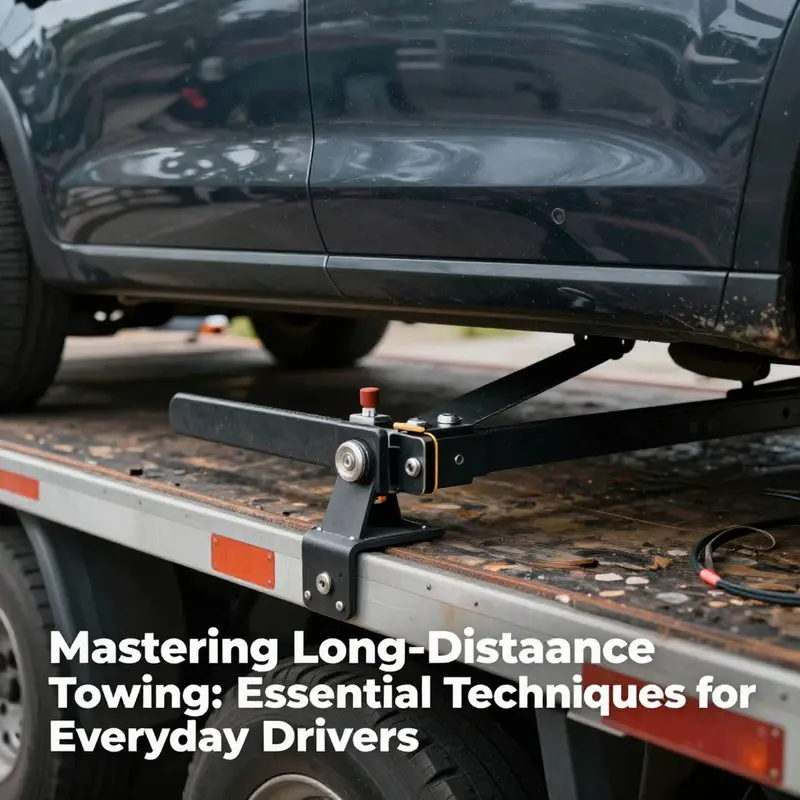 A detailed pre-trip check ensures all towing equipment and vehicles are ready for long-distance travel.