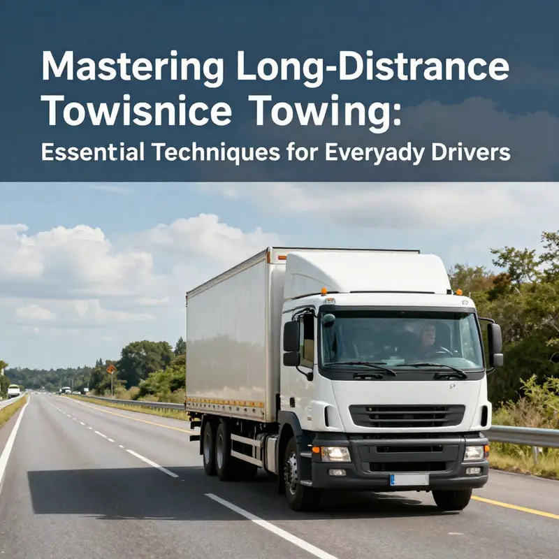 A detailed pre-trip check ensures all towing equipment and vehicles are ready for long-distance travel.