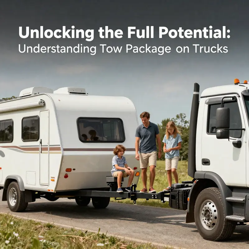 The essential components of a truck’s tow package for enhanced towing performance.
