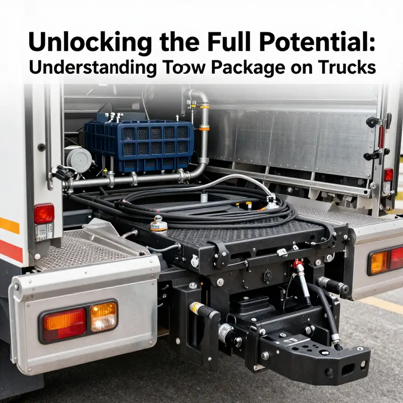 The essential components of a truck’s tow package for enhanced towing performance.