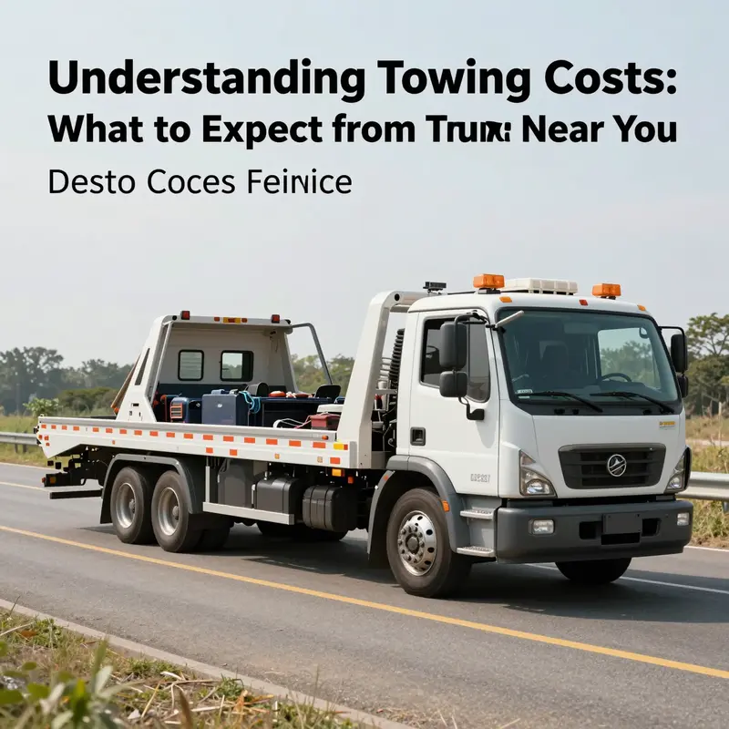 Tow truck in action helping a stranded vehicle on the roadside.