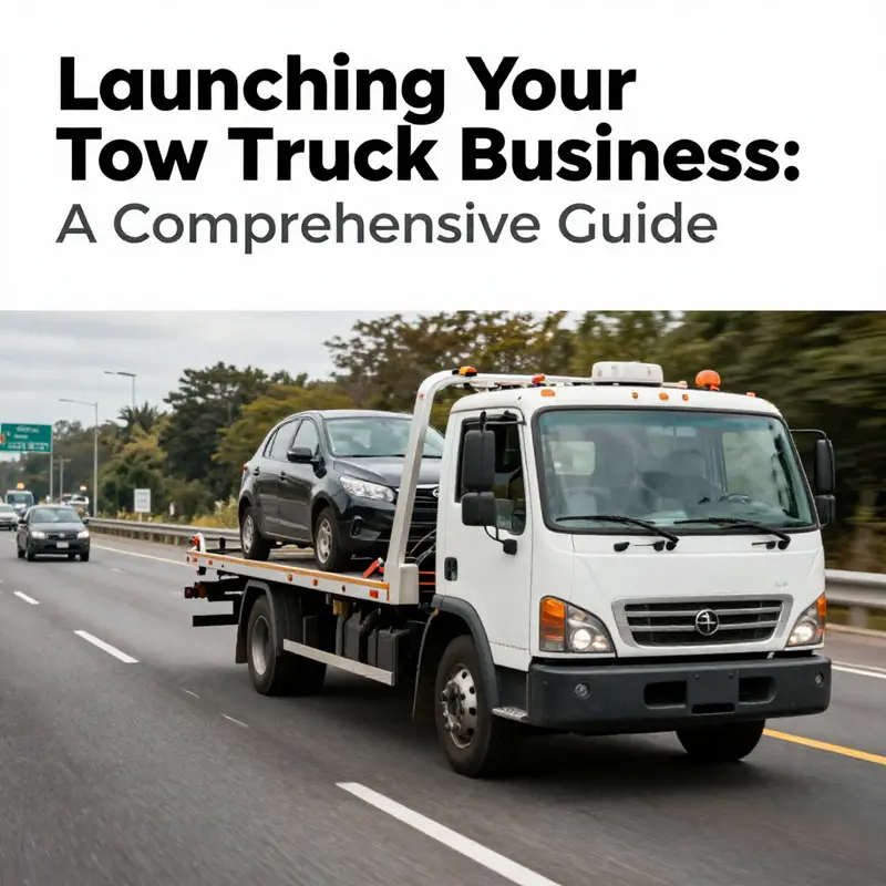 A tow truck helping a driver on the highway, representing the towing industry.