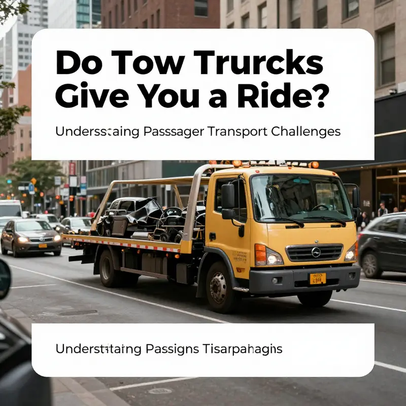 A tow truck actively towing a vehicle in an urban landscape, symbolizing roadside assistance services.