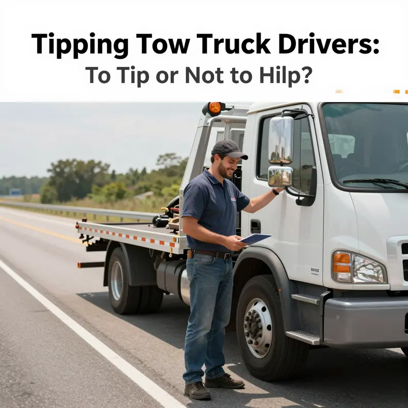 A professional tow truck driver providing assistance embodies industry standards in service delivery.