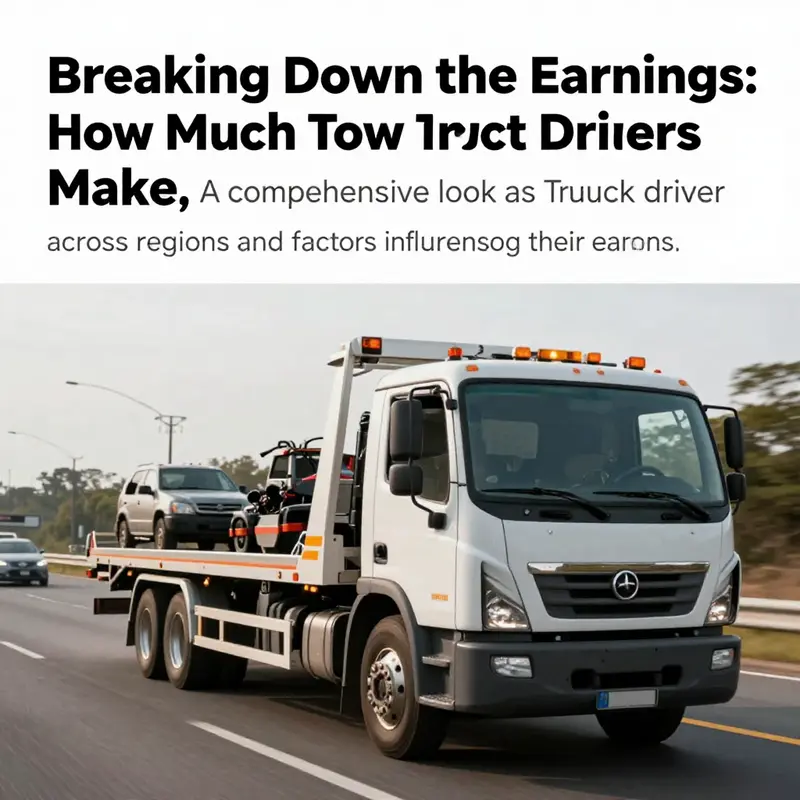 A dynamic scene of a tow truck helping a driver's stranded car on a highway.