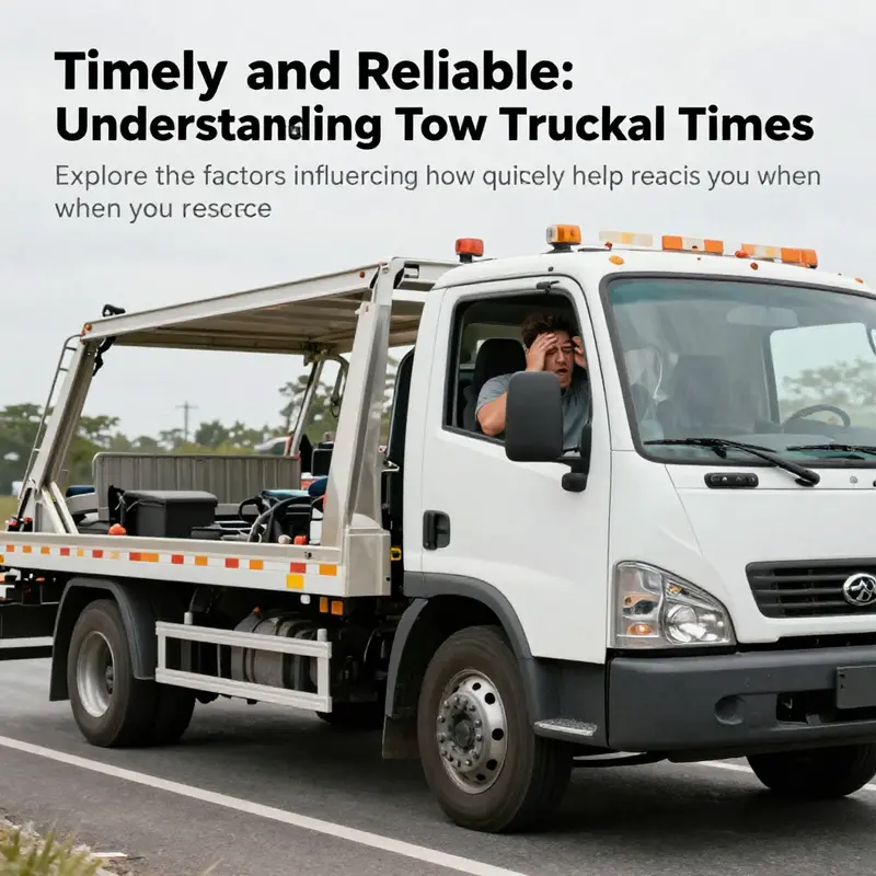 A tow truck assisting a stranded vehicle on a roadside, symbolizing effective roadside assistance.