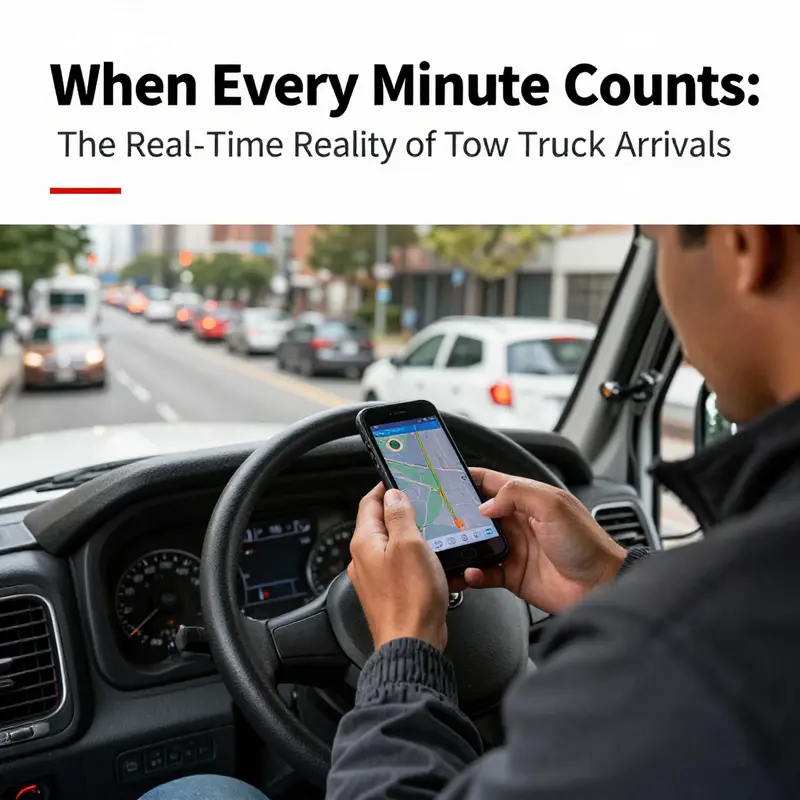 Different roadside emergencies can impact the response time of tow trucks.