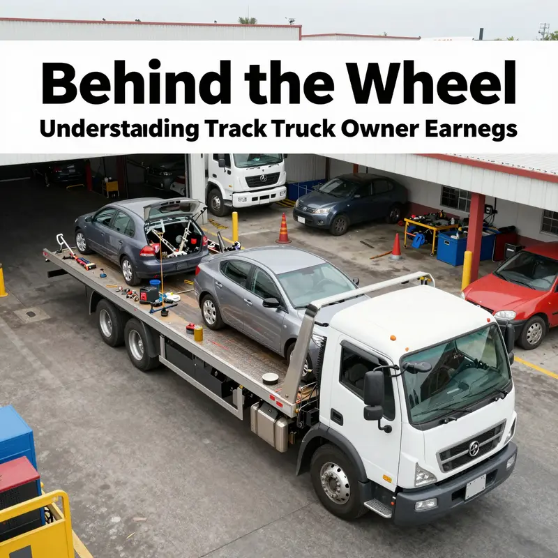 Tow truck actively providing service, exemplifying the multiple revenue sources available to owners.