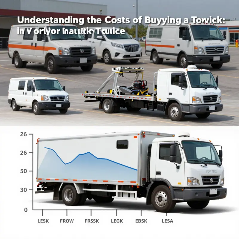 A variety of light to medium duty tow trucks illustrating their differences and features.