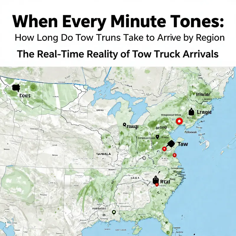 Different roadside emergencies can impact the response time of tow trucks.