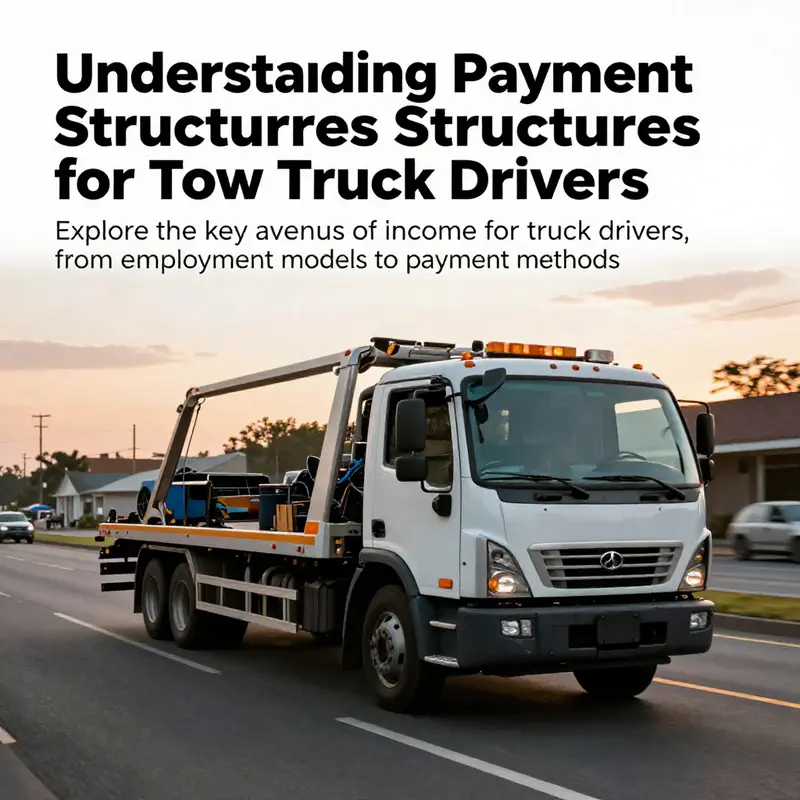 A tow truck on a road, representing the essential towing service industry.