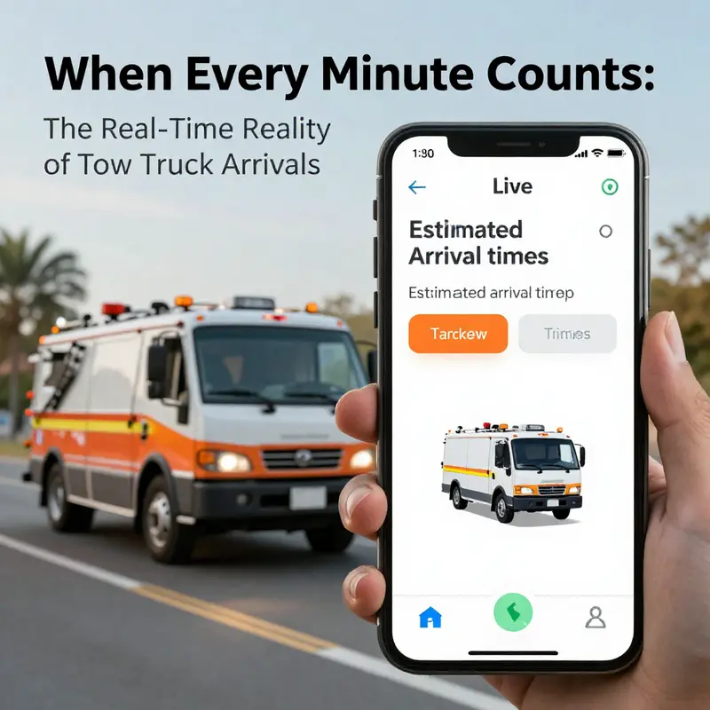 Different roadside emergencies can impact the response time of tow trucks.