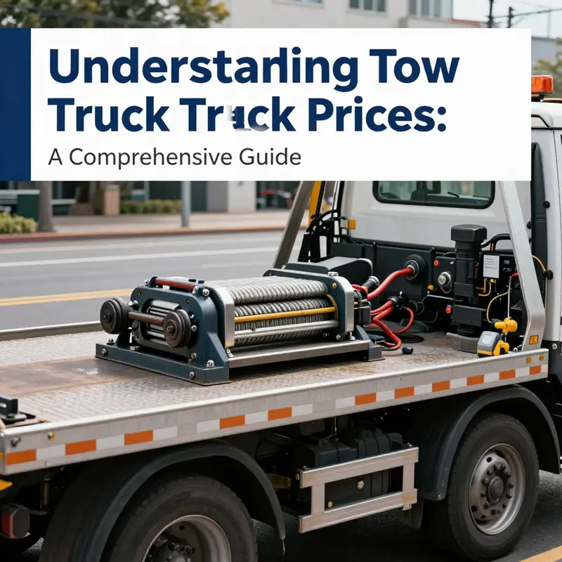 Key components of a tow truck that contribute to its pricing.