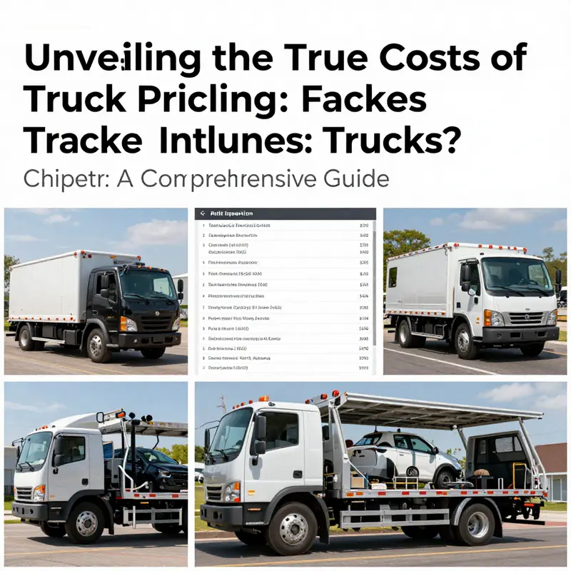Breakdown of different types of tow trucks and their price ranges.