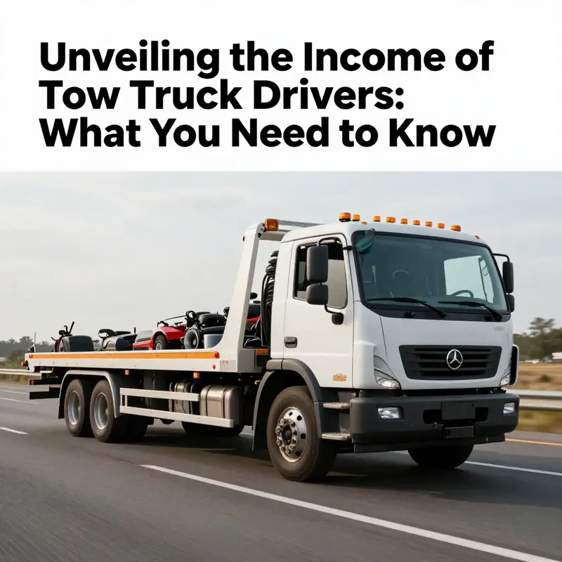 Tow truck on the highway assisting stranded motorists.