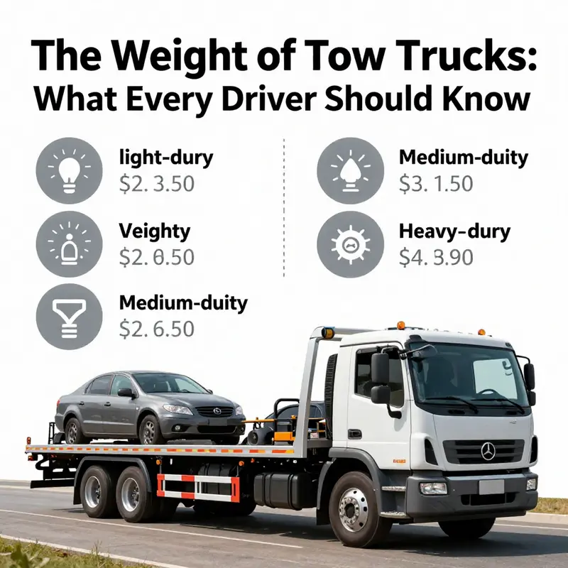 A light-duty tow truck in action, ideal for routine towing and recovery.