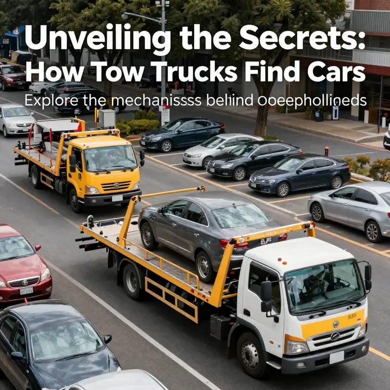 Busy urban street with various tow trucks actively retrieving cars and aiding stranded drivers.