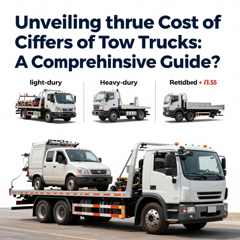 Breakdown of different types of tow trucks and their price ranges.