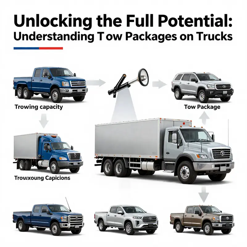 The essential components of a truck’s tow package for enhanced towing performance.