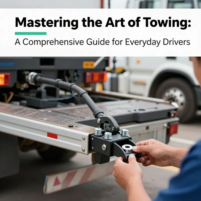 Mechanics conducting a thorough inspection of a truck before towing.