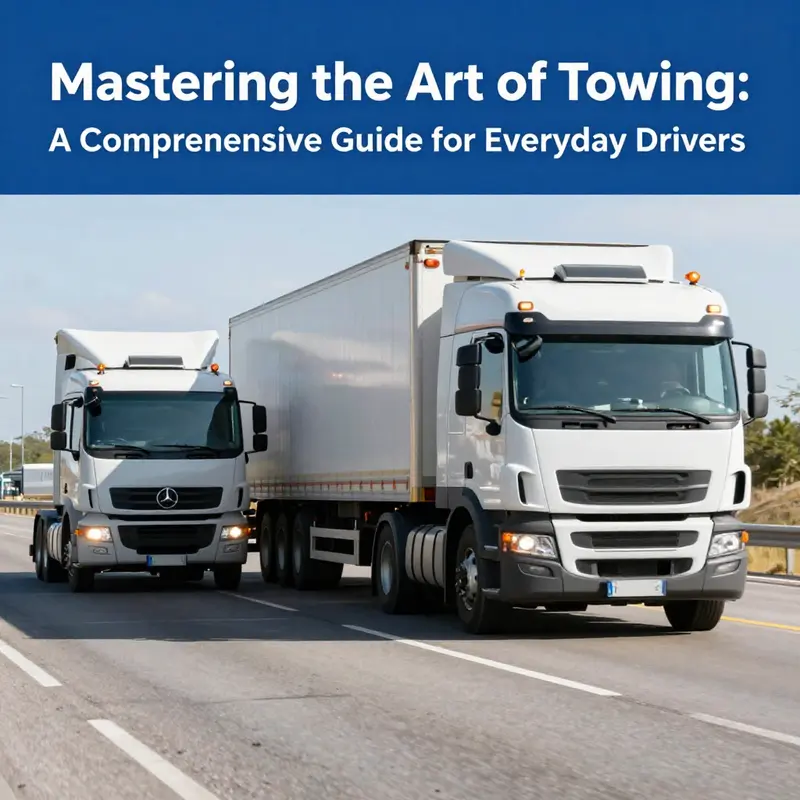 Mechanics conducting a thorough inspection of a truck before towing.