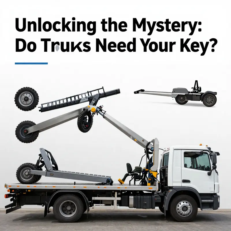 A tow truck efficiently loading a vehicle, highlighting that keys are often not required.
