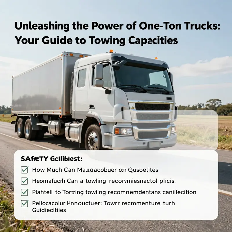 Visualizing the difference between payload and towing capacity in a one-ton truck.