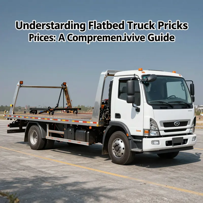 An infographic illustrating the cost breakdown of different categories of flatbed tow trucks.