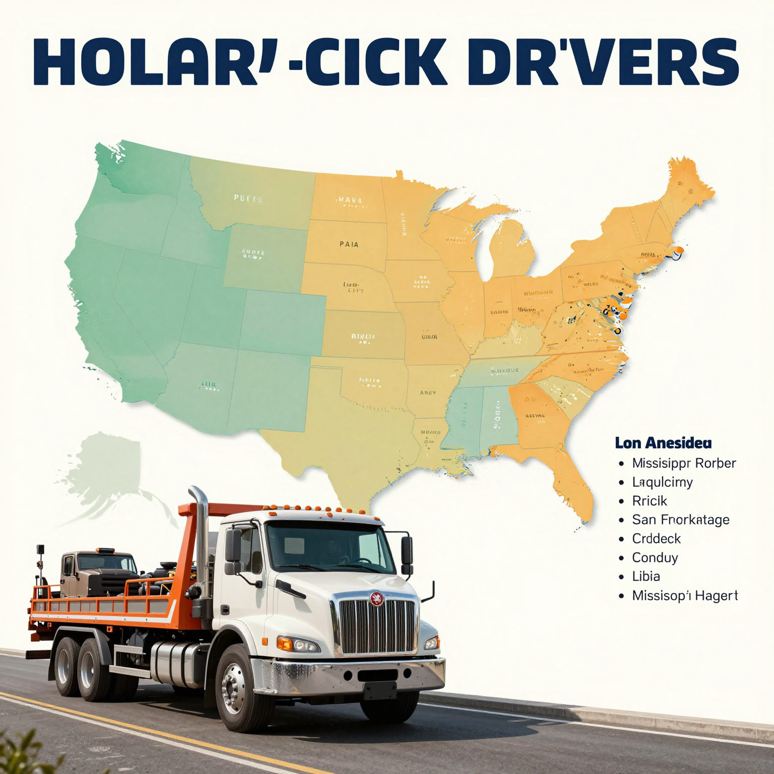 Tow Truck Driver Salary Infographic