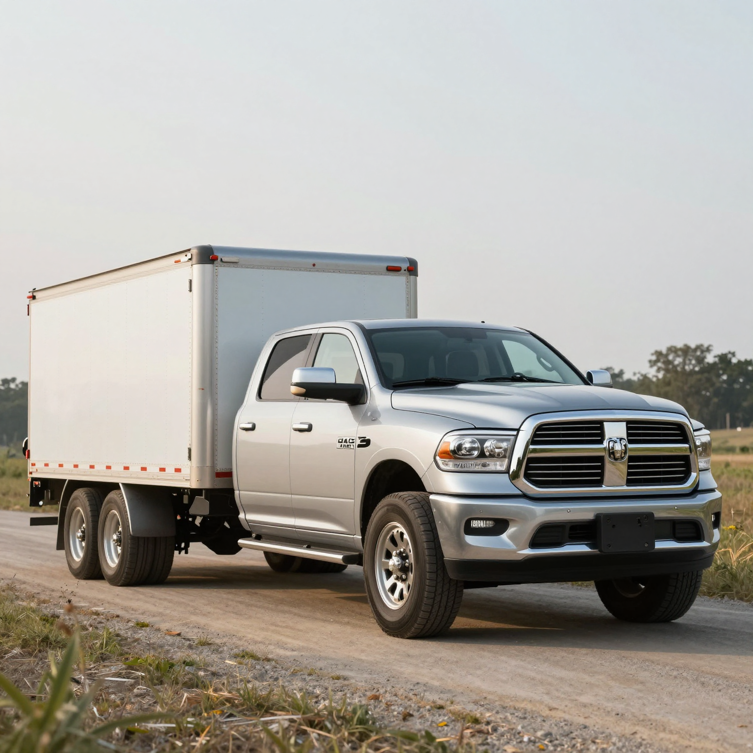 Ram 1500 towing a trailer