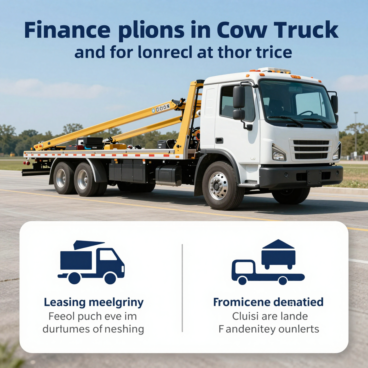Financing Options for Purchasing a Tow Truck