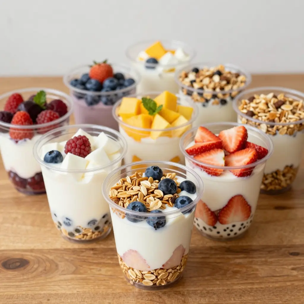 Clear Plastic Parfait Cups