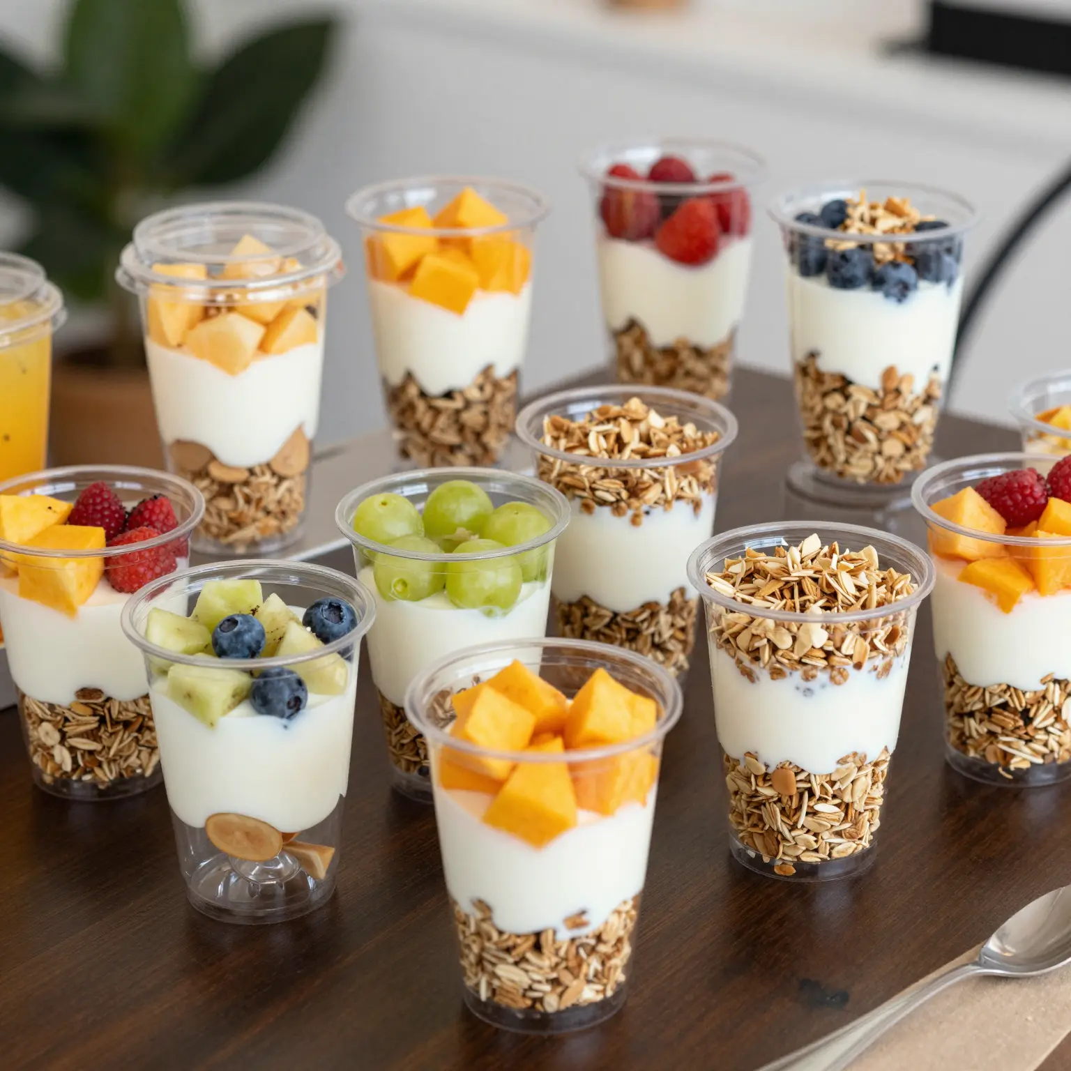 Clear Plastic Parfait Cups