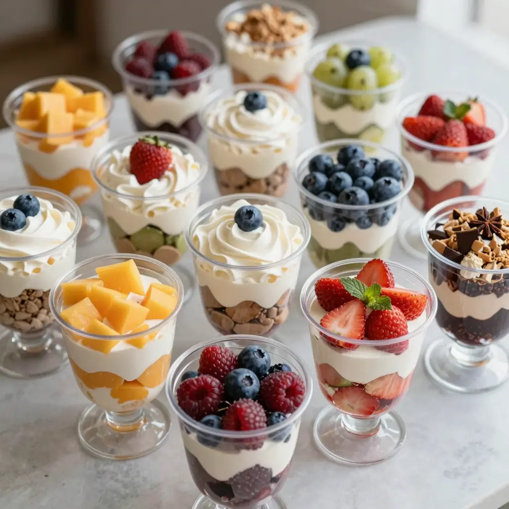 Clear Plastic Parfait Cups