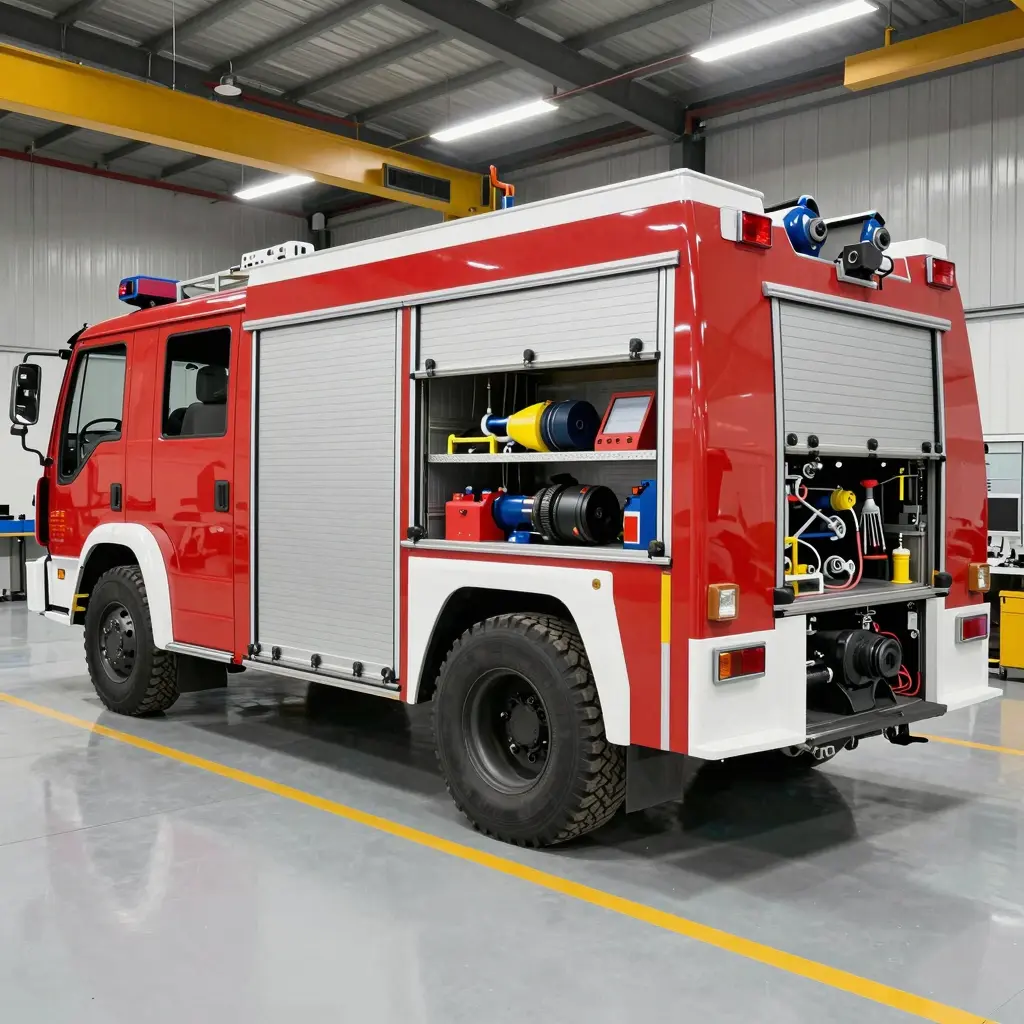 Advanced fire apparatus refurbishment facility